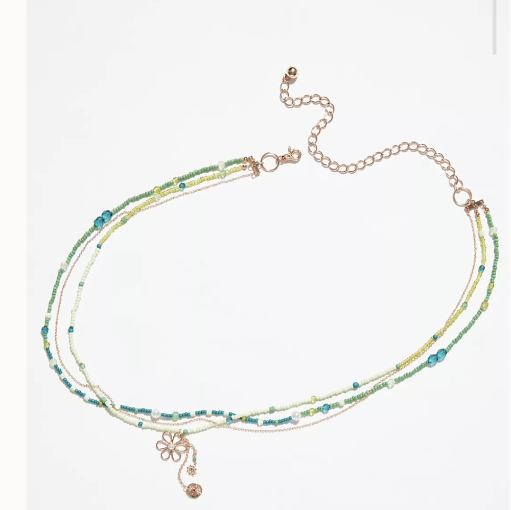 ❇️Free People DISCONTINUED Waikiki Belly Chain Blue NWT